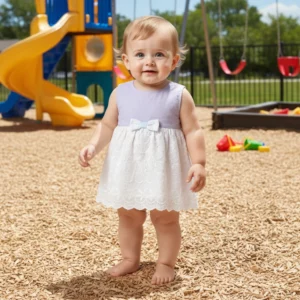 Baby Doll Embroidered Dress