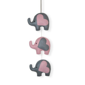 Vertical Garland - Ellies in Pink