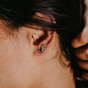 Golden Hour Earring Stud Stack