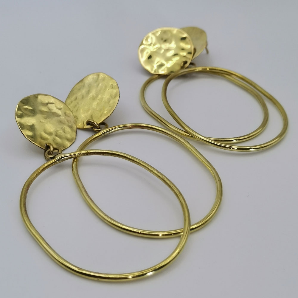 Large Hoop Dangles