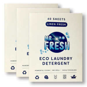 Eco Laundry Detergent Sheets - Linen Fresh 3Pack (120 sheets)