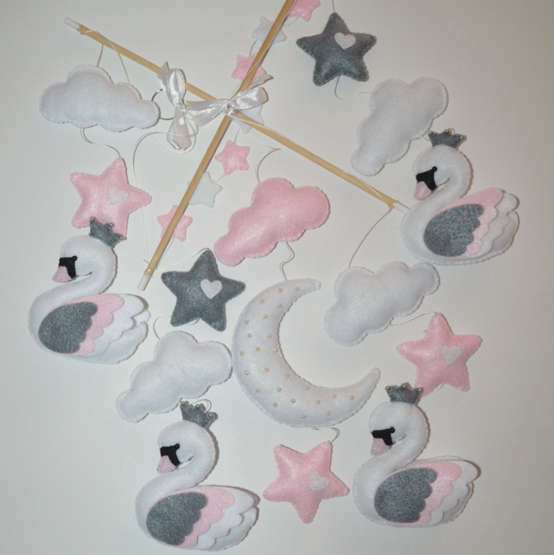 Cot Mobile - Swans - Image 2
