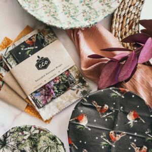 Reusable Beeswax Wraps - Pack of 3