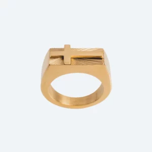 Mens Cross Ring