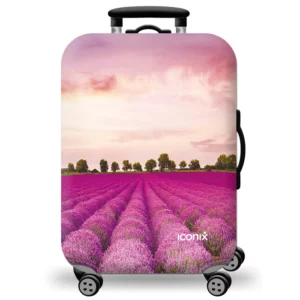 Printed Luggage Protector Cover - Lavender fields