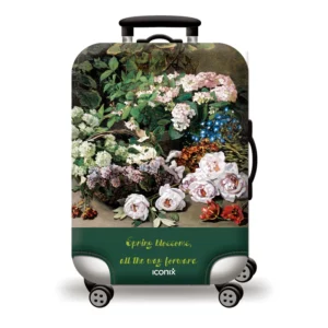 Printed Luggage Protector Cover - Spring Bloom
