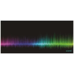 Soundwaves Full Desk XL Coverage Gaming & Office Mouse Pad