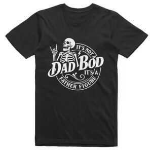 Dad Bod Father Figure Funny Short-Sleeved T-Shirt