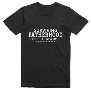 Surviving Fatherhood One Beer at a Time Sleeved T-Shirt