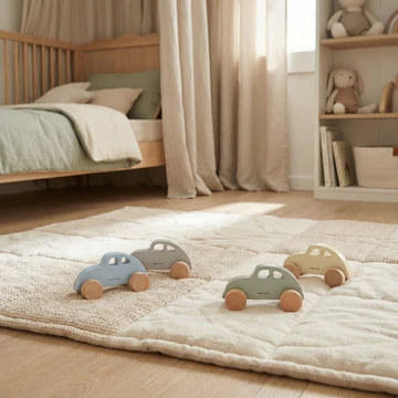 Wooden VW Bug - Car Toy - Image 4