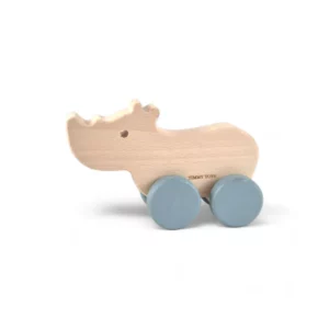 Rhino Wheely - Wooden Toy