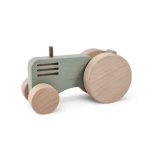 Vintage Farm Tractor (Sage) - Wooden Toy