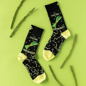 Asparagus Cotton Socks
