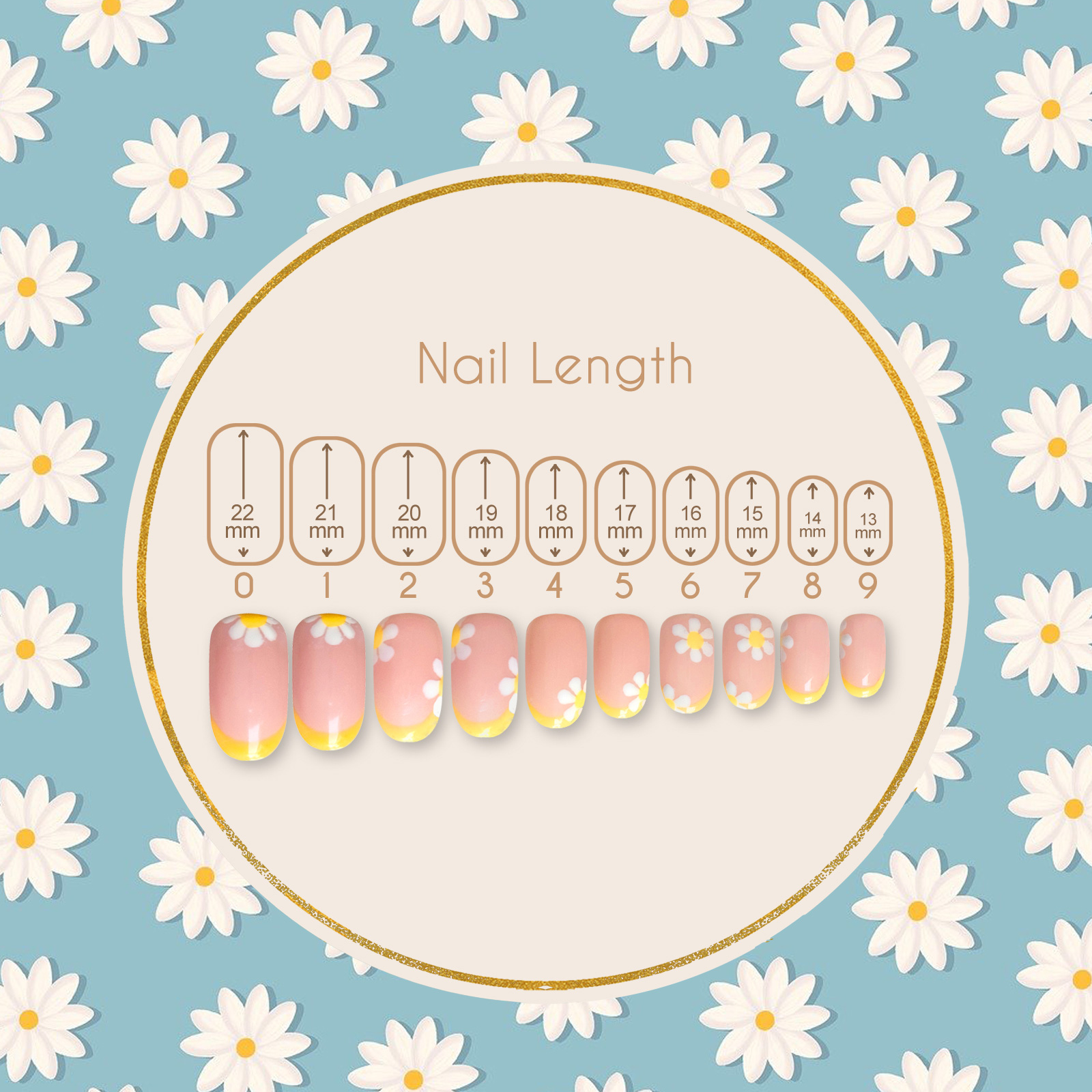 Spring Daisies - Oval - Image 4