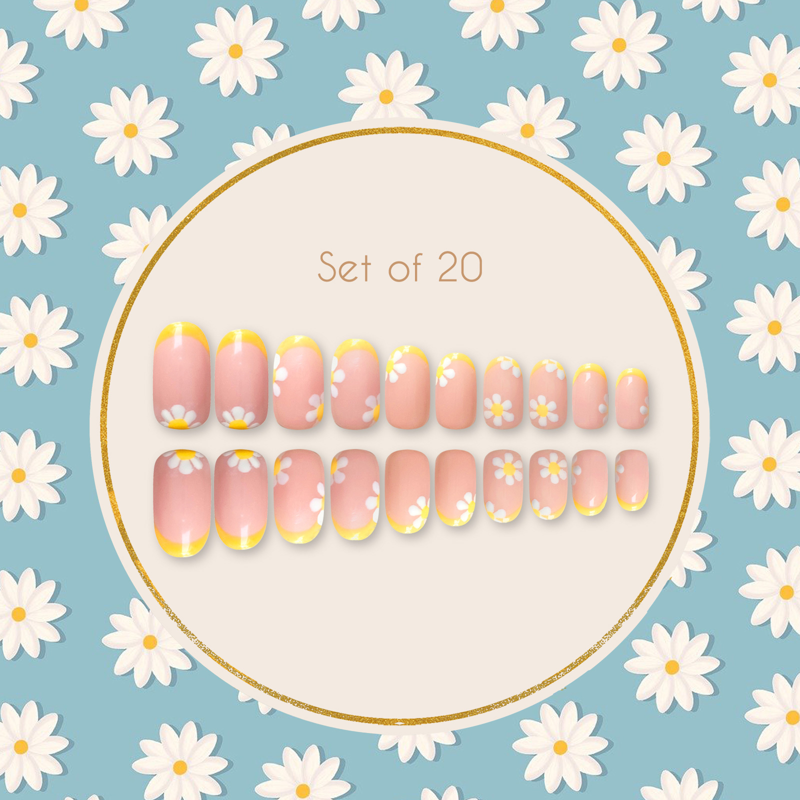 Spring Daisies - Oval - Image 6